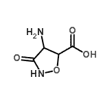 CAS 登录号：56457-51-3， 4-氨基-3-氧代-1,2-恶唑烷-5-羧酸