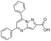 CAS 登录号：5646-98-0， 5,7-二苯基吡唑并[1,5-a]嘧啶-2-羧酸