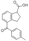CAS 登录号:56461-34-8, 4-(4-甲基苯甲酰)-1-茚满羧酸
