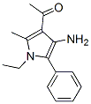 CAS 登录号：56464-20-1， 1-(4-氨基-1-乙基-2-甲基-5-苯基-1H-吡咯-3-基)乙酮