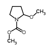 CAS 登录号：56475-88-8， 甲基2-甲氧基-1-吡咯烷羧酸酯