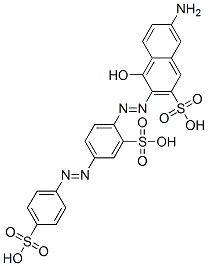 CAS#: 56499-46-8, 7-Amino-4-Hydroxy-3-[[2-Sulpho-4-[(4-Sulphophenyl)Azo]Phenyl]Azo]Naphthalene-2-Sulphonic Acid