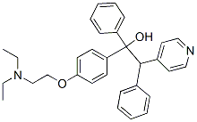 CAS#: 56501-75-8, 1-(4-Diethylaminoethoxyphenyl)-1,2-Di(Phenyl)-2-(4-Pyridyl)Ethanol