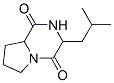 CAS#: 5654-86-4, 3S-trans)-Hexahydro-3-isobutylpyrrolo(1,2-a)pyrazine-1,4-dione
