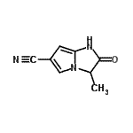 CAS#: 565453-80-7, 3-Methyl-2-Oxo-2,3-Dihydro-1H-Pyrrolo[1,2-a]Imidazole-6-Carbonitrile