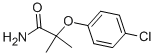 CAS 登录号：5658-61-7， 2-(4-氯苯氧基)-2-甲基丙酰胺