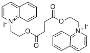 CAS#: 56583-56-3, 1,1'-[(1,4-Dioxo-1,4-butanediyl)bis(oxy-2,1-ethanediyl)]bisquinolinium diiodide