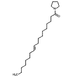 CAS 登录号：56600-00-1， (10E)-1-(1-吡咯烷基)-10-十八碳烯-1-酮