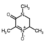 CAS 登录号：566155-32-6， 1,3,5-三甲基-5,6-二氢-2(1H)-吡嗪酮4-氧化物
