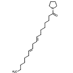 CAS 登录号：56630-35-4， (8E,11E)-1-(1-吡咯烷基)-8,11-十八碳二烯-1-酮