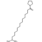 CAS#: 56630-53-6, 15-Methyl-1-(1-Pyrrolidinyl)-1-Hexadecanone