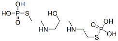 CAS#: 56643-20-0, 2-[[2-Hydroxy-3-(2-Phosphonosulfanylethylamino)Propyl]Amino]Ethylsulfanylphosphonic Acid