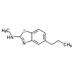 CAS#: 56653-92-0, N-Methyl-5-Propyl-1,3-Benzothiazol-2-Amine