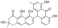CAS#: 56709-26-3, 6,7-Dihydro-1,4',5',6,9-Pentahydroxy-2',6-Dimethyl[2,9'-Bianthracene]-8,10'(5H,9'H)-Dione