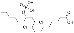 CAS#: 56744-27-5, 9,10-Dichloro-12-(Phosphonooxy)Octadecanoic Acid