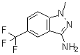 CAS 登录号：5685-69-8， 1-甲基-5-(三氟甲基)-1H-吲唑-3-胺