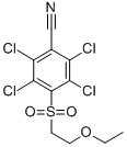 CAS#: 56916-72-4, 4-(2-Ethoxyethylsulfonyl)-2,3,5,6-Tetrachlorobenzonitrile