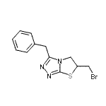 CAS#: 56929-58-9, 3-Benzyl-6-(Bromomethyl)-5,6-Dihydro[1,3]Thiazolo[2,3-c][1,2,4]Triazole
