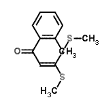 CAS 登录号：56944-66-2， 1-(2-甲基苯基)-3,3-二(甲硫基)-2-丙烯-1-酮