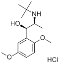 CAS#: 5696-15-1, alpha-[1-(tert-Butylamino)Ethyl]-2,5-Dimethoxybenzyl Alcohol Hydrochloride