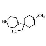 CAS#: 569653-44-7, 1-(4-Ethyl-1-Methyl-4-Piperidinyl)Piperazine