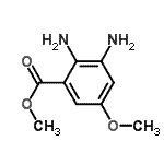 CAS 登录号：569668-24-2， 甲基2,3-二氨基-5-甲氧基苯甲酸酯
