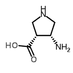 CAS#: 569682-61-7, (3R,4R)-4-Amino-3-Pyrrolidinecarboxylic Acid
