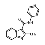 CAS 登录号：570361-33-0， 2-甲基-N-(4-吡啶基)咪唑并[1,2-a]吡啶-3-甲酰胺