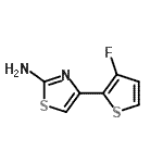 CAS#: 570407-13-5, 4-(3-Fluoro-2-Thienyl)-1,3-Thiazol-2-Amine