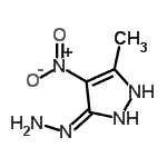 CAS#: 57097-82-2, (3E)-3-Hydrazono-5-Methyl-4-Nitro-2,3-Dihydro-1H-Pyrazole