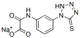 CAS 登录号：57116-72-0， N-[3-(2,5-二氢-5-硫代-1H-四唑-1-基)苯基]乙亚氨酸钠