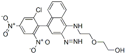 CAS 登录号：57119-91-2， 2-[2-[[4-(2-氯-4,6-二硝基-苯基)偶氮萘-1-基]氨基]乙氧基]乙醇