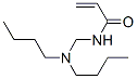 CAS 登录号：57166-83-3， N-[(二丁基氨基)甲基]丙烯酰胺