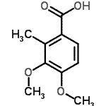 CAS 登录号：5722-94-1， 3,4-二甲氧基-2-甲基苯甲酸