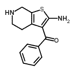 CAS#: 57226-72-9, (2-Amino-4,5,6,7-Tetrahydrothieno[2,3-c]Pyridin-3-Yl)(Phenyl)Methanone