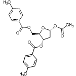 CAS#: 57236-72-3, 1-O-Acetyl-2-Deoxy-3,5-Bis-O-(4-Methylbenzoyl)-alpha-D-Erythro-Pentofuranose