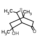 CAS#: 57274-39-2, 8-Hydroxy-1,3,8-Trimethyl-2-Thiabicyclo[2.2.2]Octan-5-One