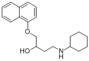 CAS#: 57281-35-3, 4-(Cyclohexylamino)-1-(1-naphthalenyloxy)-2-Butanol