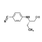 CAS#: 572923-29-6, 4-{[(2S)-1-Hydroxy-2-Butanyl]Amino}Benzonitrile