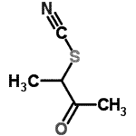 CAS 登录号：57308-65-3， 3-氧代-2-丁炔基硫氰酸酯