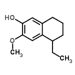 CAS 登录号：573977-17-0， 5-乙基-3-甲氧基-5,6,7,8-四氢-2-萘酚