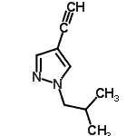 CAS#: 573982-82-8, 4-Ethynyl-1-Isobutyl-1H-Pyrazole