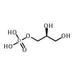 CAS 登录号：5746-57-6， (2S)-2,3-二羟基丙基磷酸二氢酯