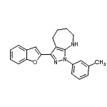CAS#: 574701-15-8, 3-(1-Benzofuran-2-Yl)-1-(3-Methylphenyl)-1,4,5,6,7,8-Hexahydropyrazolo[3,4-b]Azepine