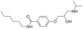 CAS#: 57494-86-7, N-Hexyl-4-[2-Hydroxy-3-[(1-Methylethyl)Amino]Propoxy]Benzamide