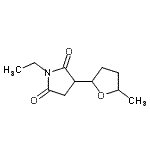 CAS 登录号：575114-75-9， 1-乙基-3-(5-甲基四氢-2-呋喃基)-2,5-吡咯烷二酮