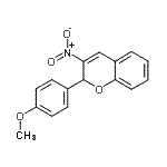 CAS#: 57544-02-2, 2-(4-Methoxyphenyl)-3-Nitro-2H-Chromene