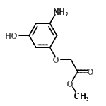 CAS 登录号：575474-39-4， 甲基2-(3-氨基-5-羟基-苯氧基)乙酸酯
