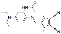 CAS 登录号：57564-13-3， N-[2-[(4,5-二氰基-1H-咪唑-2-基)偶氮]-5-(二乙基氨基)苯基]-乙酰胺