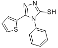 CAS#: 57600-04-1, 4-Phenyl-5-thiophen-2-yl-4H-[1,2,4]triazole-3-thiol